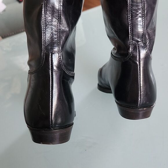 Gucci Vintage Leather Riding Boots - Picture 7 of 12